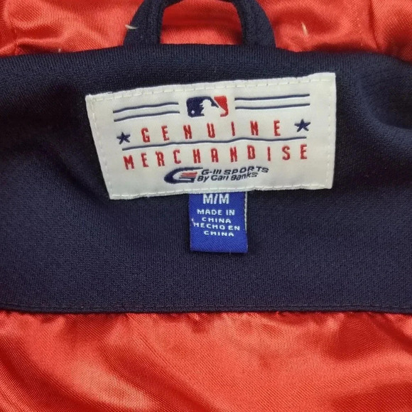 Boston Red Sox Women's Navy Track Jacket Size Med - Picture 4 of 7